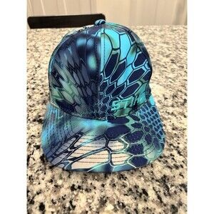 RARE Officially Licensed STIHL Kryptek Blue Camo Snap Back Hat Bluewater Camo